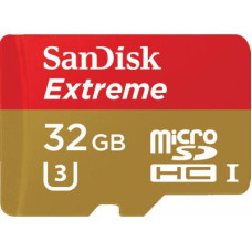 Карта пам'яті SanDisk 32GB microSD class 10 V30 A1 UHS-I U3 Extreme Action (SDSQXAF-032G-GN6AA)