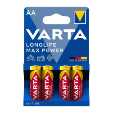 Батарейка Varta AA Longlife Max Power лужна * 4 (04706101404)