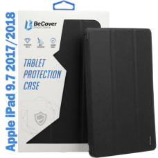 Чохол до планшета BeCover Tri Fold Soft TPU mount Apple Pencil Apple iPad 9.7 2017/2018 A1822/A1823/A1893/A1954 Black (708453)