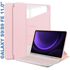 Чохол до планшета BeCover Keyboard 360° Rotatable Samsung Tab S9 (SM-X710/SM-X716)/S9 FE (SM-X510/SM-X516B) 11.0" Pink (710430)