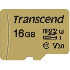 Карта пам'яті Transcend 16GB microSDHC class 10 UHS-I U3 V30 (TS16GUSD500S)