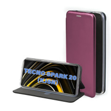 Чохол до мобільного телефона BeCover Exclusive Tecno Spark 20 (KJ5n) Burgundy (711239)