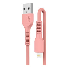 Дата кабель USB 2.0 AM to Lightning 1.0m AR88 2.4A peach Armorstandart (ARM65286)