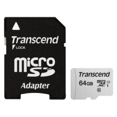 Карта пам'яті Transcend 64GB microSDXC class 10 UHS-I U1 (TS64GUSD300S-A)