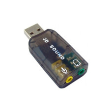 Звукова плата Dynamode USB 6(5.1) 3D RTL dark gray (USB-SOUNDCARD2.0 black)