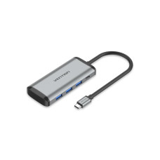 Концентратор Vention USB 3.1 Type-C to 3хUSB 3.0/TF/SD/PD 87W 6-in-1 (TGRHB)