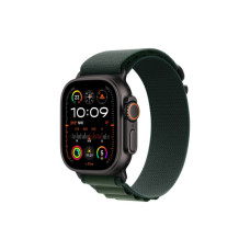 Смарт-годинник Apple Watch Ultra 2 2024 GPS + Cellular 49mm Black Titanium Case with Dark Green Alpine Loop - Small (MX4Q3UL/A)