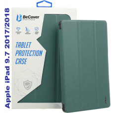 Чохол до планшета BeCover Tri Fold Soft TPU Silicone Apple iPad 9.7 2017/2018 A1822/A1823/A1893/A1954 Dark Green (711129)