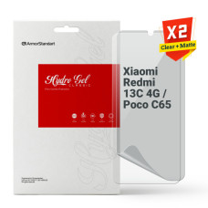 Плівка захисна Armorstandart Kit Clear + Matte Xiaomi Redmi 13C 4G / Poco C65 (ARM80708)