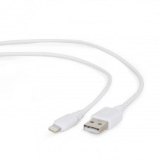 Дата кабель USB 2.0 AM to Lightning 2.0m Cablexpert (CC-USB2-AMLM-2M-W)