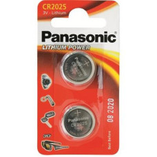 Батарейка Panasonic CR 2025 * 2 LITHIUM (CR-2025EL/2B)