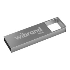 USB флеш накопичувач Wibrand 16GB Shark Silver USB 2.0 (WI2.0/SH16U4S)