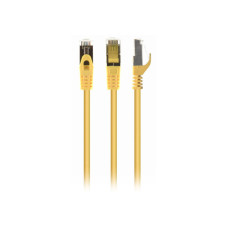 Патч-корд 1м S/FTP Cat 6A CU LSZH yellow Cablexpert (PP6A-LSZHCU-Y-1M)