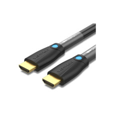 Кабель мультимедійний HDMI to HDMI 10.0m V2.0 Engineering 4K 60Hz 18Gbps HD 7.1 PVC Black Vention (AAMBL)