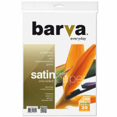 Фотопапір Barva A4 Everyday Satin 260г 20с (IP-VE260-335)