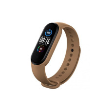 Ремінець до фітнес браслета BeCover Silicone для Xiaomi Mi Smart Band 5/6/7 Brown (707651)