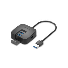 Концентратор Vention USB 3.0 to 4хUSB 3.0 Black 1.0m (CHBBF)