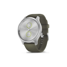 Смарт-годинник Garmin vivomove Style, Silver, Moss, Silicone (010-02240-21)