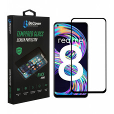 Скло захисне BeCover Realme 8 / 8 Pro Black (706684)