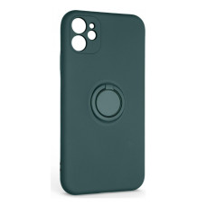 Чохол до мобільного телефона Armorstandart Icon Ring Apple iPhone 11 Dark Green (ARM68647)