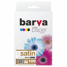 Фотопапір Barva 10x15, 255 g/m2, PROFI, 100арк, satin (V255-267)