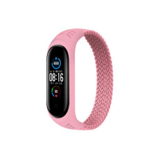 Ремінець до фітнес браслета BeCover Elastic Nylon Style для Xiaomi Mi Smart Band 5/6 (Size L) Pink (706163)