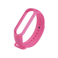 Ремінець до фітнес браслета BeCover Silicone для Xiaomi Mi Smart Band 5/6/7 Hot Pink (705556)