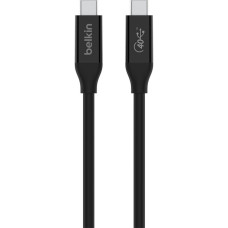 Дата кабель USB-C to USB-C 0.8m USB4 40Gbps 100W Black Belkin (INZ001BT0.8MBK)