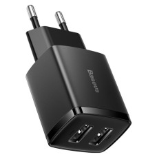 Зарядний пристрій Baseus Compact Charger 2U Black (CCXJ010201)