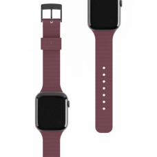 Ремінець до смарт-годинника UAG [U] для Apple Watch 44/42 [U] Dot Silicone, Aubergine (19249K314747)