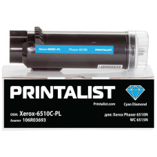 Тонер-картридж Printalist Xerox Ph6510N, WC 6515N, 106R03693 Cyan (Xerox-6510C-PL)