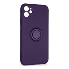 Чохол до мобільного телефона Armorstandart Icon Ring Apple iPhone 11 Dark Purple (ARM68646)