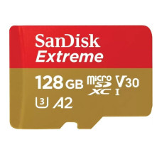 Карта пам'яті SanDisk 128GB microSD class 10 UHS-I U3 Extreme (SDSQXAA-128G-GN6MA)