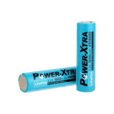 Акумулятор 18650 1500mAh LiFePO4 IFR18650, 3.2V, FlatTop, blue Power-Xtra (PX-IFR18650 / 29743)