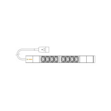 Силовий блок 19" 1U w/PDU 8 розеток IEC C13, вилка IEC320 C20, кабель 3м Conteg (IP-BA-C08C300016)