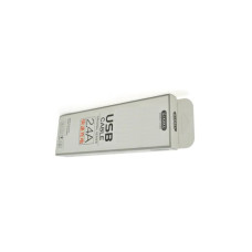 Дата кабель USB 2.0 AM to Lightning 1.0m KSC-723 GAOFEI Gray 2.4A iKAKU (KSC-723-Gr-L)