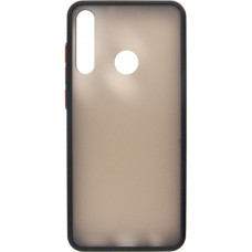 Чохол до мобільного телефона Dengos Matt Huawei Y6P, black (DG-TPU-MATT-54) (DG-TPU-MATT-54)