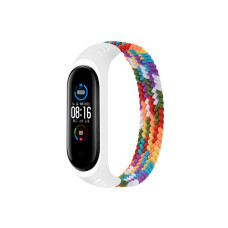 Ремінець до фітнес браслета BeCover Elastic Nylon Style для Xiaomi Mi Smart Band 5/6 (Size L) Rainbow (706165)