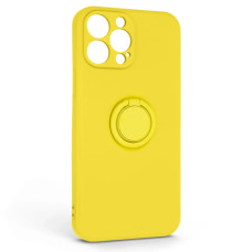 Чохол до мобільного телефона Armorstandart Icon Ring Apple iPhone 13 Pro Max Yellow (ARM68678)