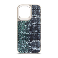 Чохол до мобільного телефона Harder Glamorous Croco Apple iPhone 14 Pro Max Grey Green (ARM76773)