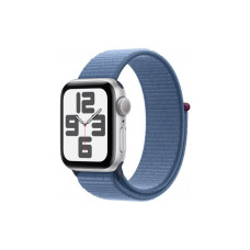 Смарт-годинник Apple Watch SE 2023 GPS 40mm Silver Aluminium Case with Winter Blue Sport Loop (MRE33QP/A)