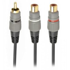 Кабель мультимедійний RCA to 2 RCA 0.2m Cablexpert (CCAP-RCAM2F-0.2M)