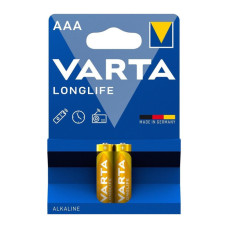 Батарейка Varta AAA Longlife лужна * 2 (04103101412)