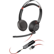 Навушники Poly BlackWire 5220 USB-A HS Stereo (80R97AA)