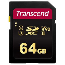 Карта пам'яті Transcend 64GB SDXC class 10 UHS-II U3 V90 MLC (TS64GSDC700S)