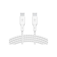 Дата кабель USB-C to USB-C 3.0m 100W white Belkin (CAB014BT3MWH)